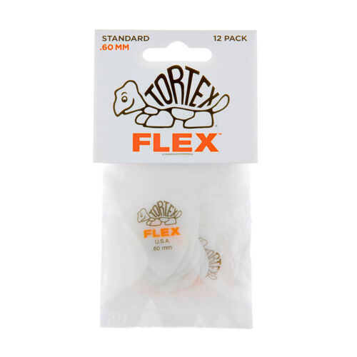 Bolsa 12 Púas Dunlop 428P-060 Tortex Flex Standard 0,60mm