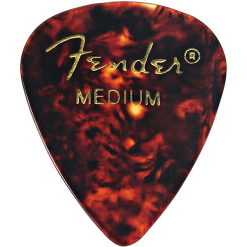 Pack 12 Pas Fender 0351-800 Tortoise Shell Medium