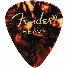 Pack 12 Púas Fender 0351-900 Tortoise Shell Heavy