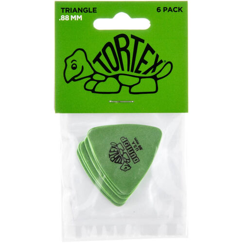 Bolsa 6 Pas Dunlop 431P-088 Tortex Triangle 0,88mm Pickers