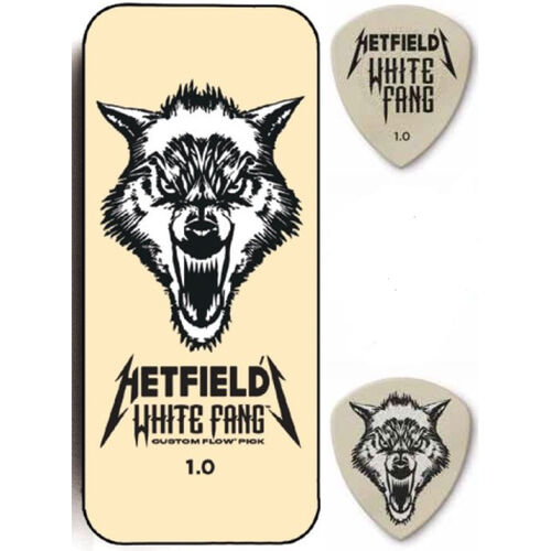 Lata 6 Púas Dunlop PH122T-100 Hetfield White Fang