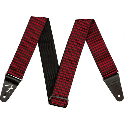 Correa Fender 0709-009 Houndstooth Roja