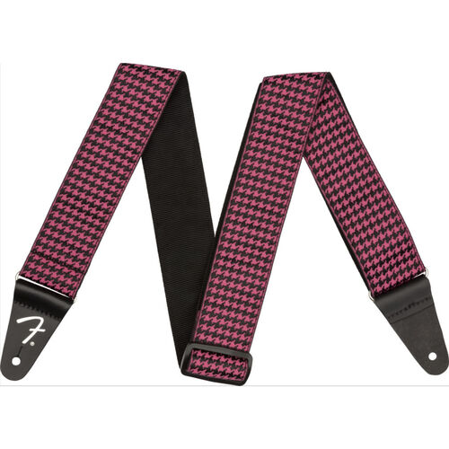 Correa Fender Houndstooth 0709-056 Rosa