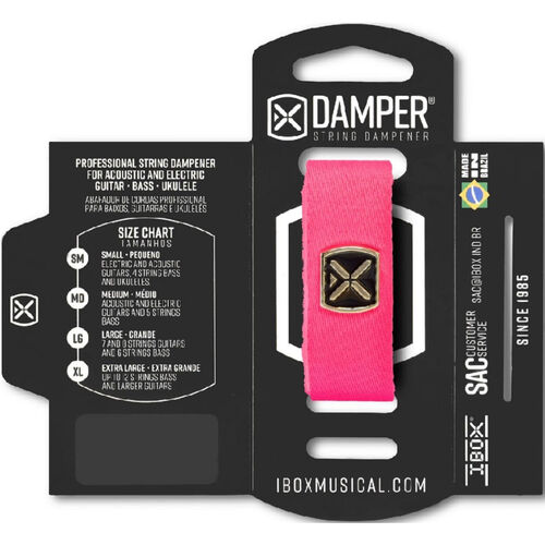 Amortiguador de Cuerdas Ibox Damper Large Rosa DTLG21