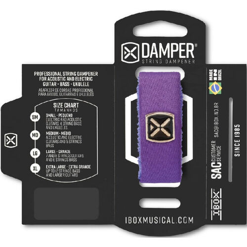 Amortiguador de Cuerdas Ibox Damper Medium Prpura DTMD22