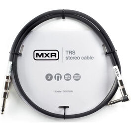 Cable Dunlop DCIST-03R Stereo 0,90m Recto/Acodado