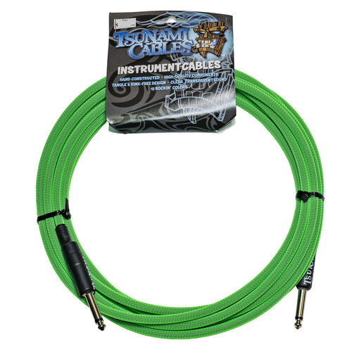 Tsunami Cable G20-SSNG Recto/Recto 6m Neon Green