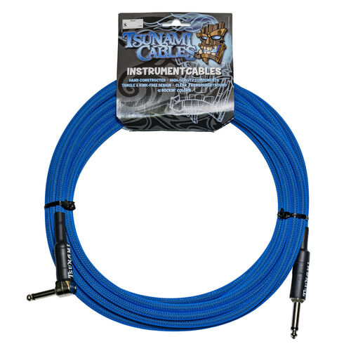 Tsunami Cable G20-RSTB Acodado 6m TC Blue