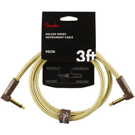 Cable Fender Deluxe Series Acod-Acod (1 metro) Tweed 0820-098