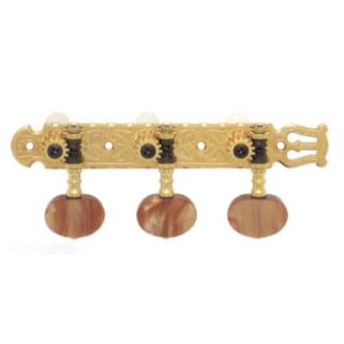 Clavijero Gotoh Clásica 35G1600-1R Palomilla Marrón Con Lira