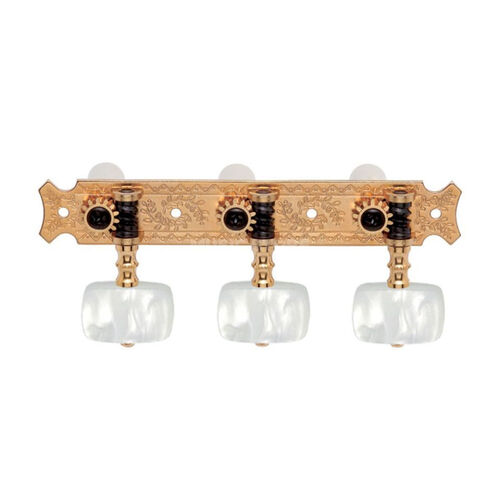 Clavijero Gotoh Clásica 35G620-1W Dorado Palomilla Blanca