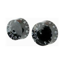 Botón Gotoh Les Paul KB-110 Negro Cilíndrico