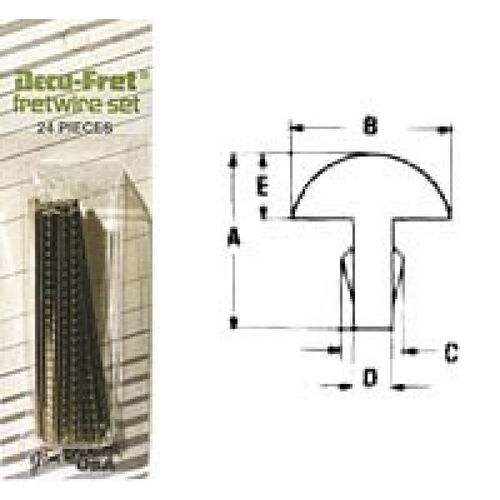 Caja 24 Trastes Dunlop 6140 Tipo Gibson