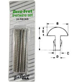 Caja 24 Trastes Dunlop 6100 Tipo Bajo