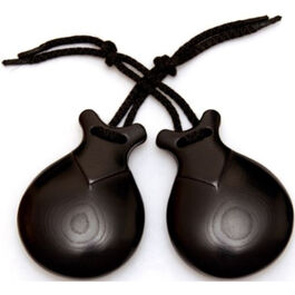 Castañuela Jale Tela Negra Prensada 5 86-5