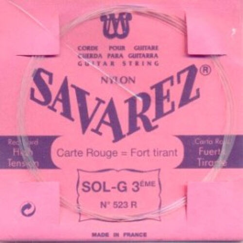 Cuerda Savarez Clsica 3a Carta Roja 523-R