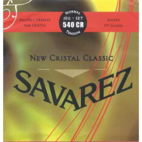 Juego Savarez Clsica New Cristal Classic Roja 540-CR