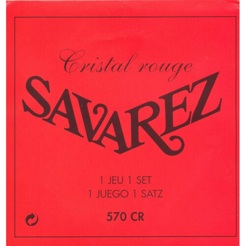 Juego Savarez Clásica Cristal Roja 570-CR
