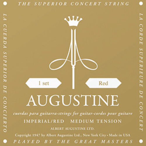 Juego Cuerda Augustine Imperial Roja Clásica