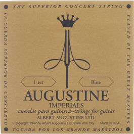 Juego Cuerda Augustine Imperial Azul Clásica