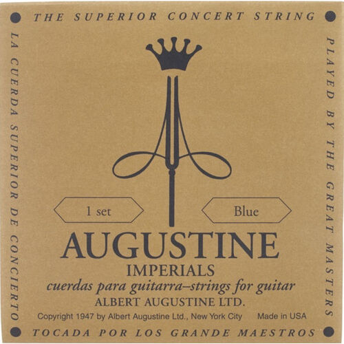 Juego Cuerda Augustine Imperial Azul Clsica