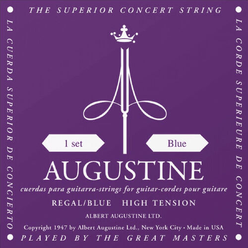 Juego Cuerda Augustine Regals Azul Clásica
