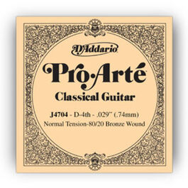 Cuerda 3ª D'Addario Tensión Fuerte Guitarra Clásica J4603