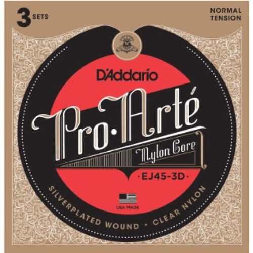 Juego D'Addario Tensin Normal Clsica EJ-45-3D