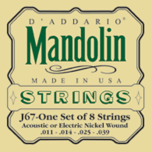 Juego D'Addario Mandolina EJ-67