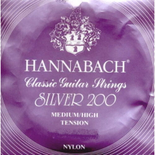 Juego Hannabach Silver 200 Clsica 900-MHT