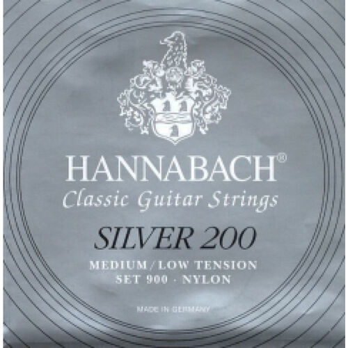 Juego Hannabach Silver 200 Clsica 900-MLT