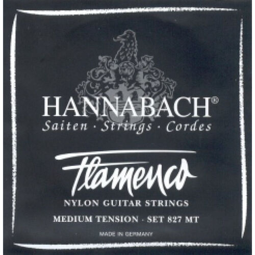 Cuerda 2ª Hannabach Negra Flamenco 8272-MT