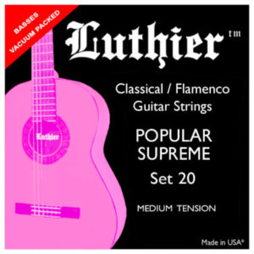 Juego Cuerdas Luthier 20 Guitarra Clásica LU-20