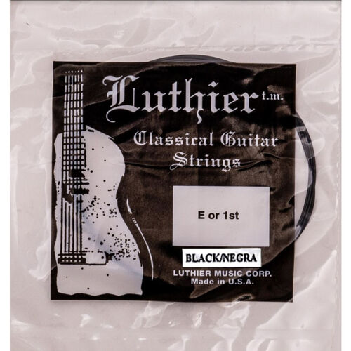 Cuerda 1 Luthier Negra Clsica LU-01BK
