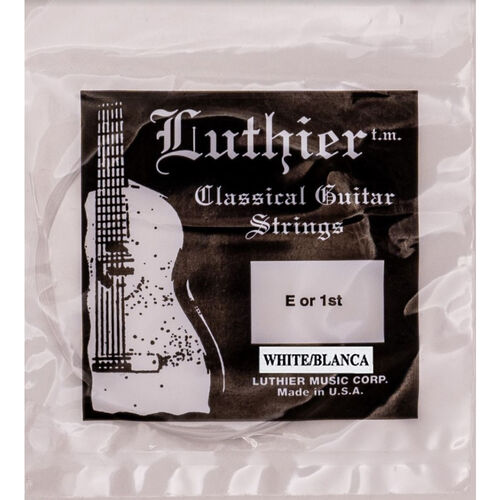 Cuerda 1 Luthier Blanca Clsica LU-01WH