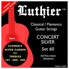 Juego Cuerdas Luthier 60 Super Carbon Clásica LU-60SC