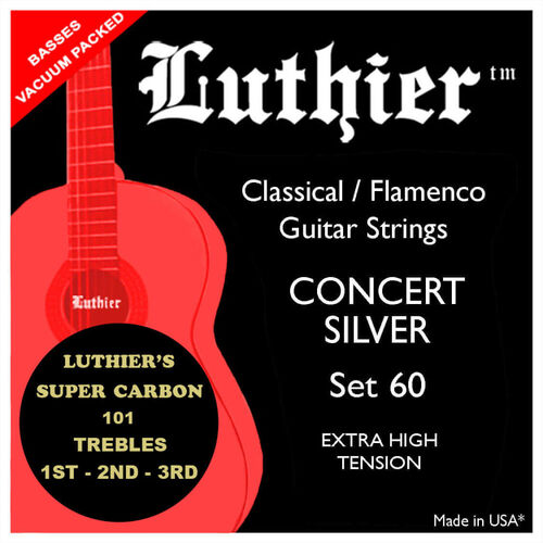 Juego Cuerdas Luthier 60 Super Carbon Clásica LU-60SC