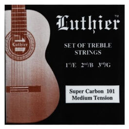 Juego Cuerdas Primas Carbon Luthier LU-123CMT