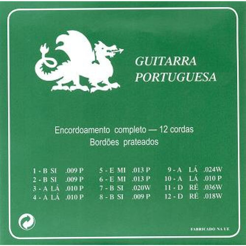 Juego Guitarra Portuguesa Drago 003