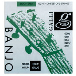 Juego Banjo 5 Cuerdas Galli G-210