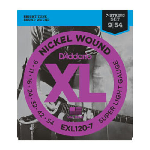 Juego D'Addario Elctrica 7 Cuerdas EXL-120-7 (009)