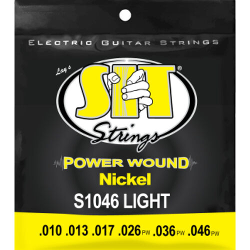 Juego Cuerdas Guitarra Elctrica SIT Powerwound S1046 010-046