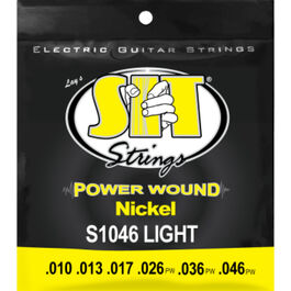 Juego Cuerdas Guitarra Eléctrica SIT Powerwound S1046 010-046
