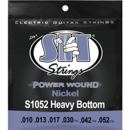 Juego Cuerdas Guitarra Elctrica SIT Powerwound S1052 010-052