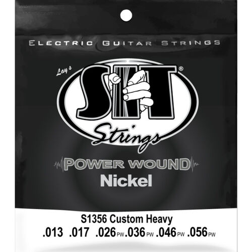 Juego Cuerdas Guitarra Elctrica SIT Powerwound S1356 013-056
