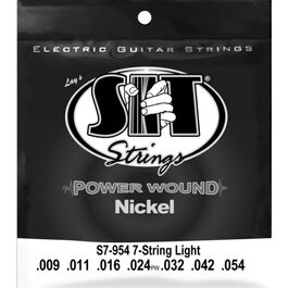 Juego 7 Cuerdas Guitarra Elctrica SIT Powerwound S7954 009-054