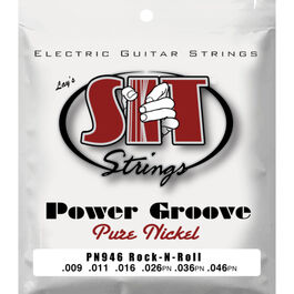 Juego Cuerdas Guitarra Eléctrica SIT Power Groove PN946 009-046
