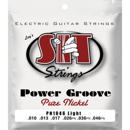 Juego Cuerdas Guitarra Eléctrica SIT Power Groove PN1046 010-046