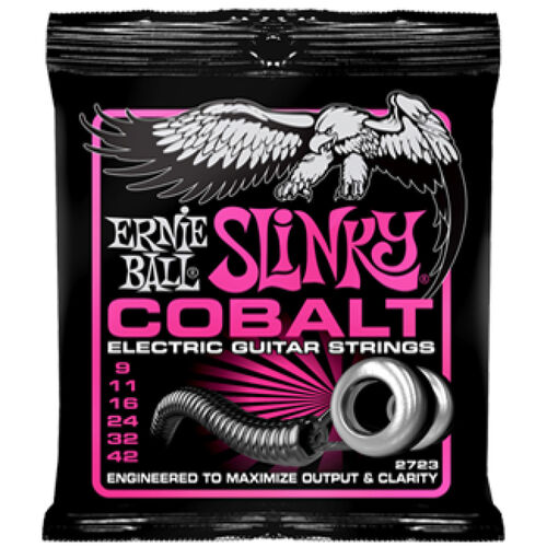 Juego Ernie Ball Elctrica Slinky Cobalt 2723 (09-42)