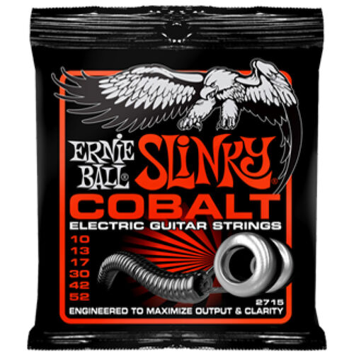 Juego Ernie Ball Elctrica Slinky Cobalt 2715 (10-52)